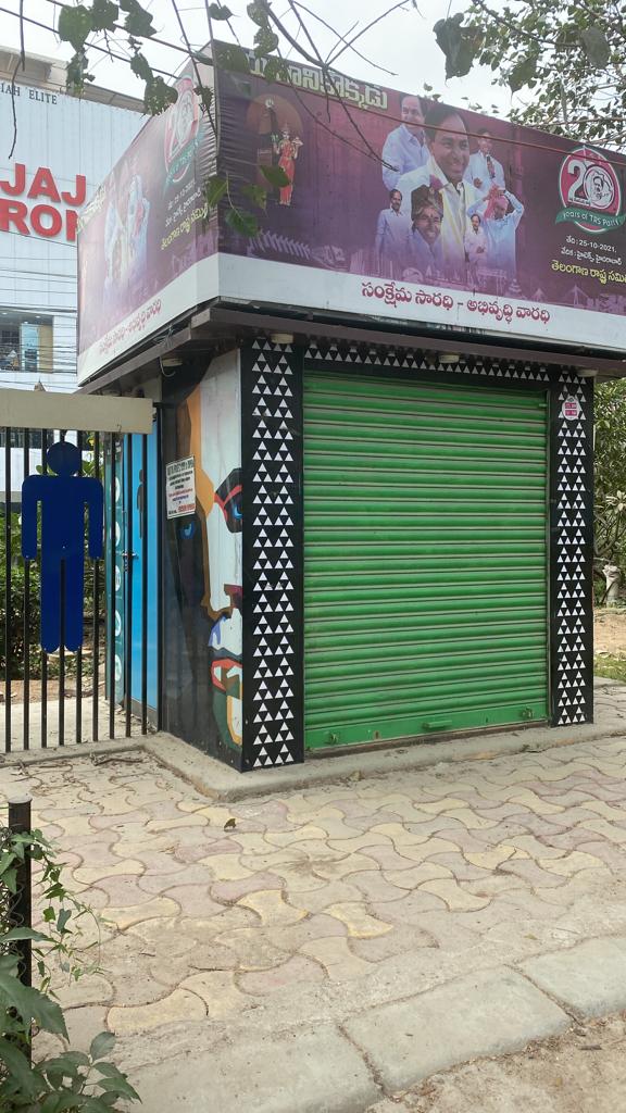 LooCafe Mini compact street unit in Hyderabad