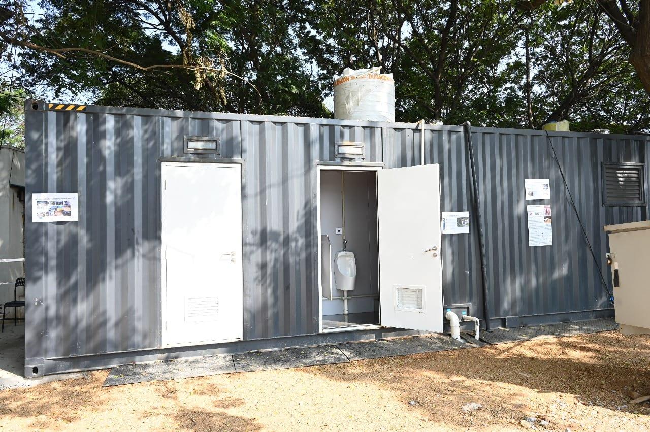 Lumbini Park cabin doors